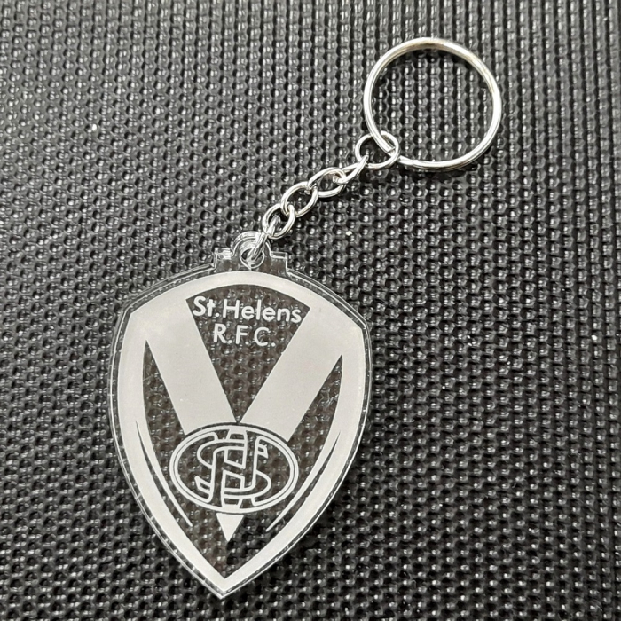 Acrylic Crest Keyring