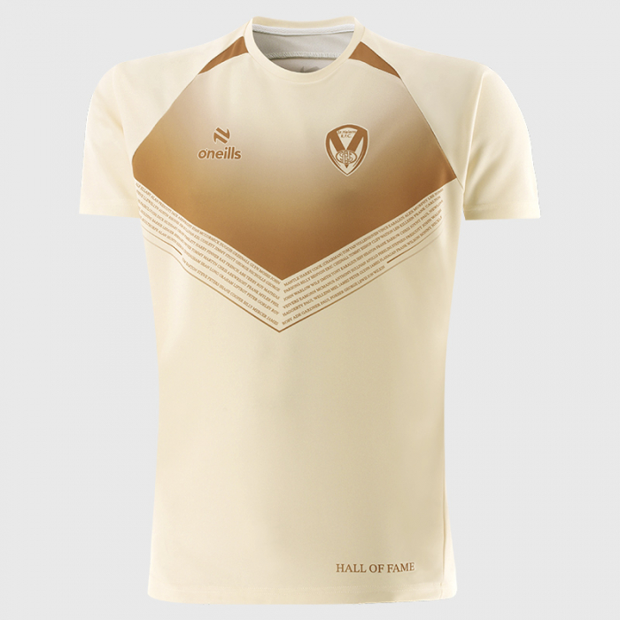 2026 Hall of Fame Tee Cream/Gold
