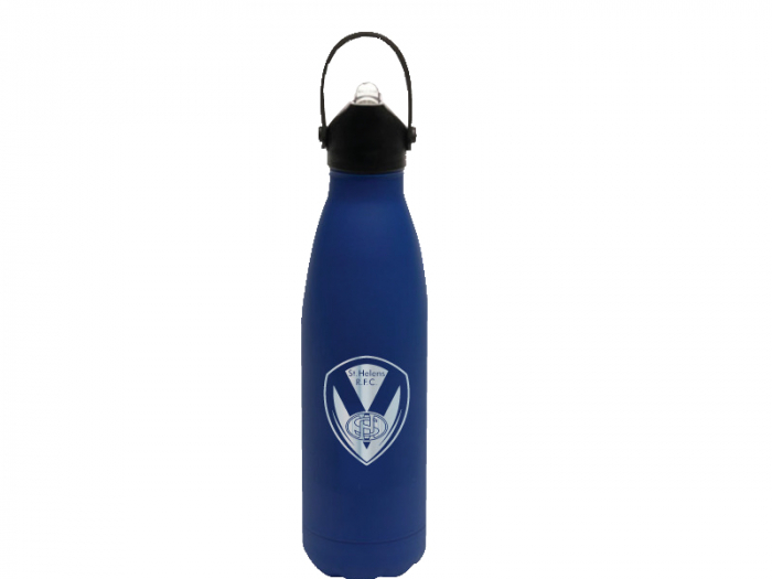 Crest Thermos Sipper Bottle Blue