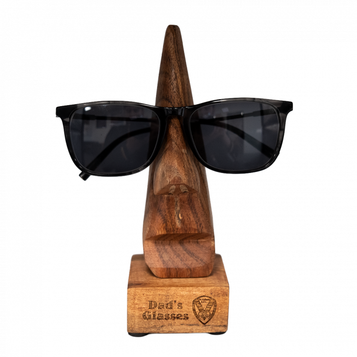 Best Dad Wooden Glasses Stand