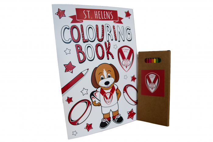Colouring Book and Pencils Set