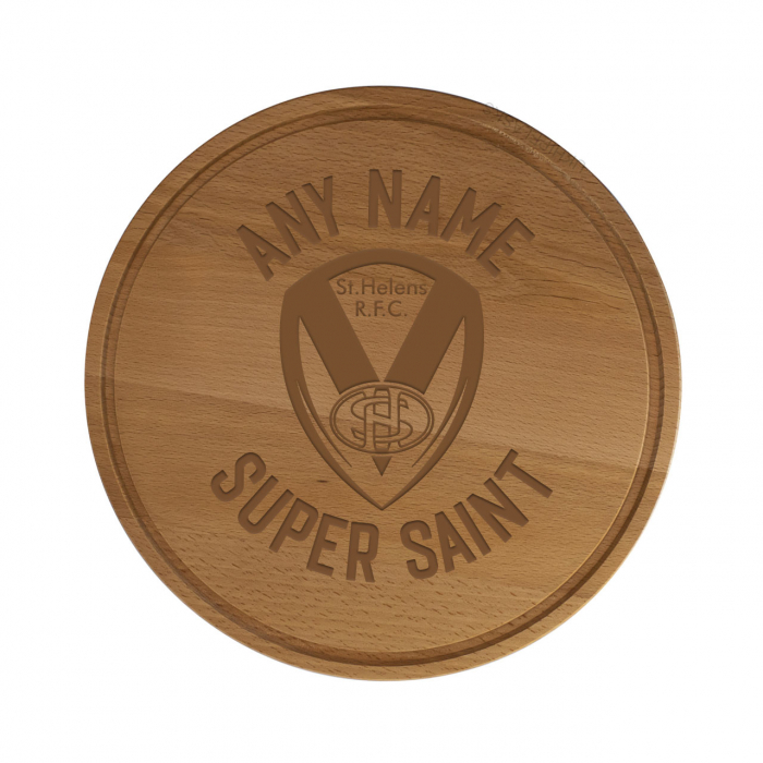 Personalised Super Saint Chopping Board