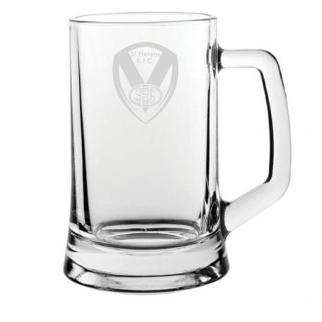 Pint Tankard with St Helens R.F.C. logo